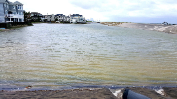 Pond on Beach Near Atlantic City